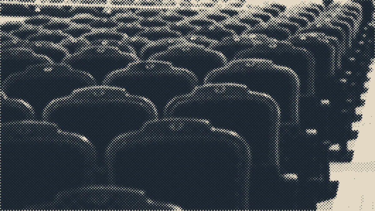 A row of empty theatre seats.