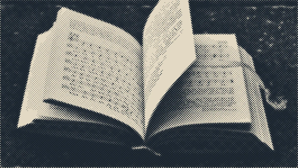 Choir copies open at a hymn.