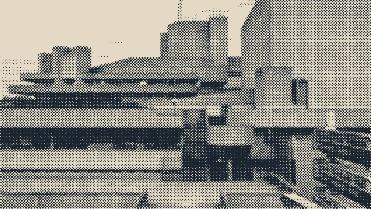 Concrete architecture on the South Bank.