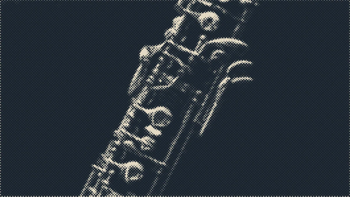 A woodwind instrument in its case.