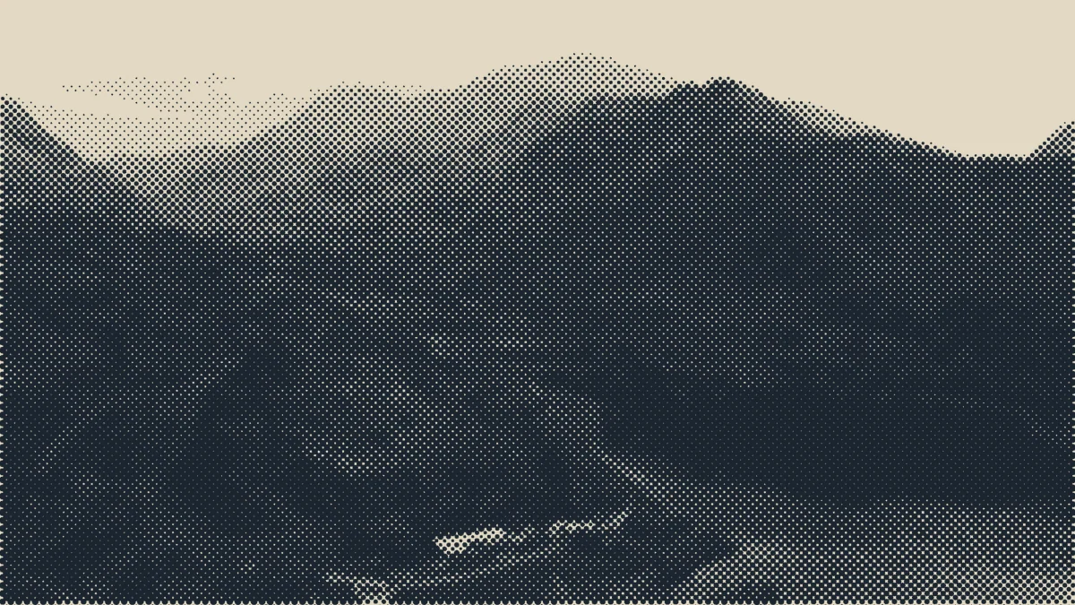 A slate village in a Welsh valley.